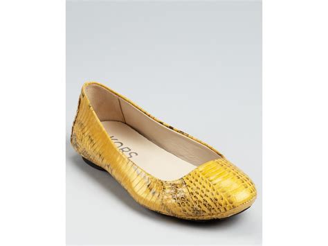 michael kors snakeskin flats